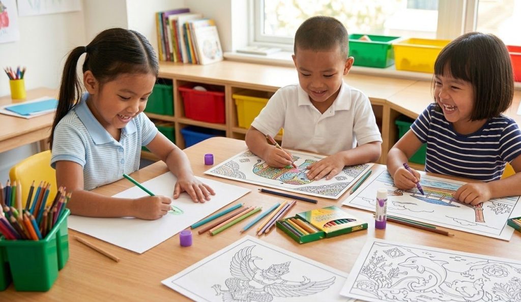 school life at Nova kindergarten